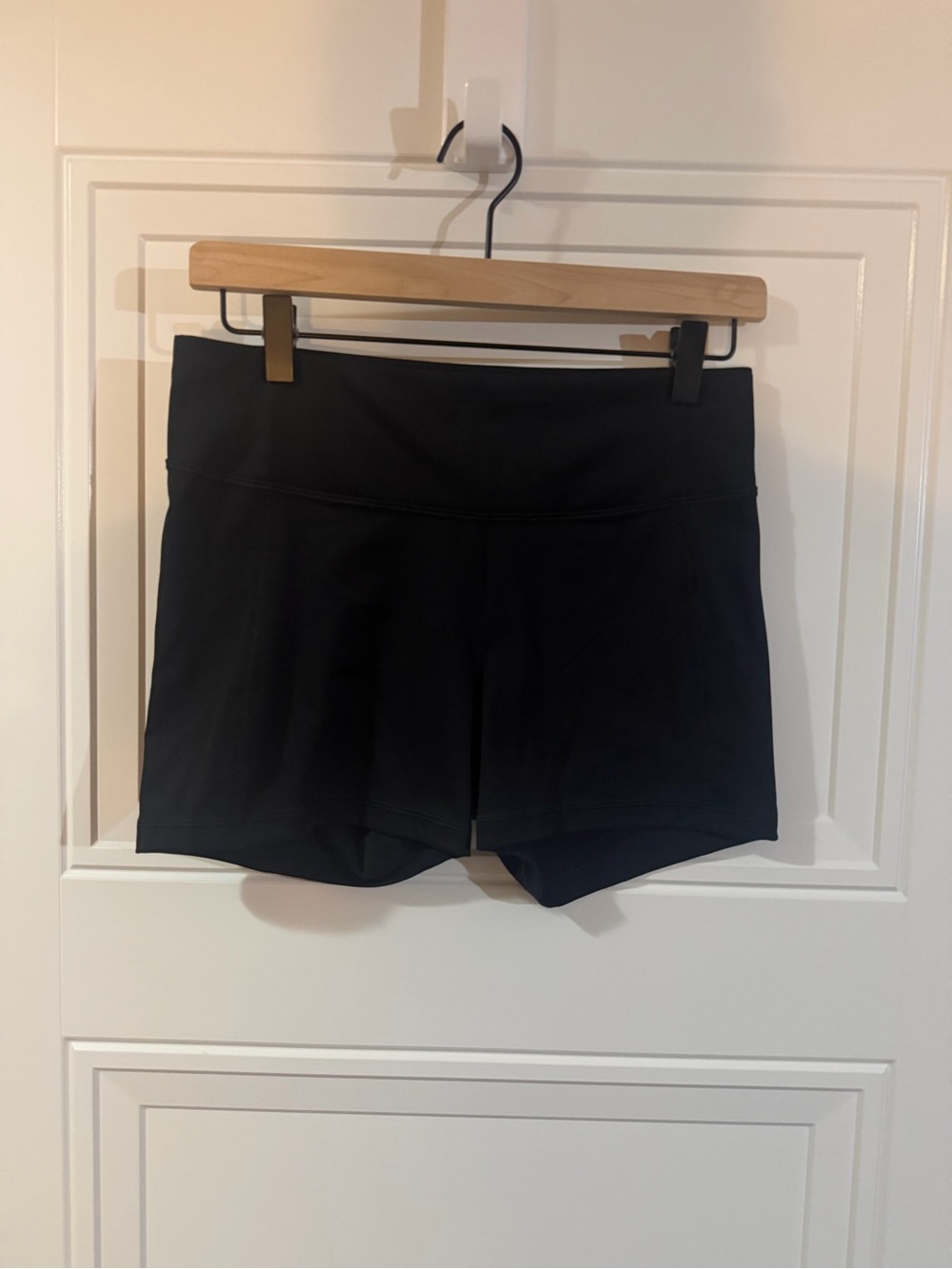 all in motion Black High-Waist Athletic Shorts
